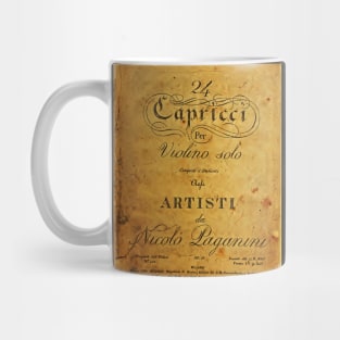 Nicolo Paganini's 24 Capricci Mug